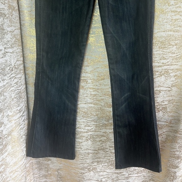 7 For All Mankind A Pocket Dark Wash Classic Jeans Size 25 - Picture 6 of 12